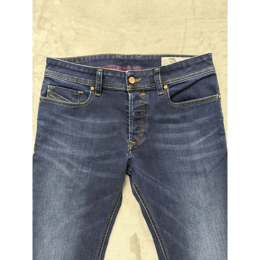 Diesel Sleenker 30x30 *Fits 32x30 Men Dark Wash Slim Skinny Stretch Denim Jeans